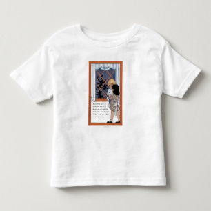 Halloween GreetingSpiders am Fenster Kleinkind T-shirt