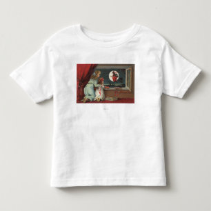 Halloween GreetingWitch vom Fenster Kleinkind T-shirt