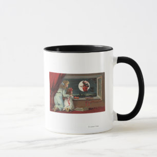 Halloween GreetingWitch vom Fenster Tasse