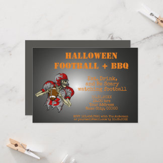 Halloween GRILLEN Einladung