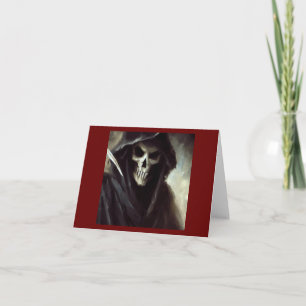 Halloween - Grimischer Sensenmann 4 Karte
