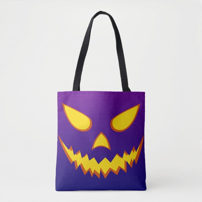 Halloween Grinning Face Kürbislaterne Pumpkin (Vorderseite)