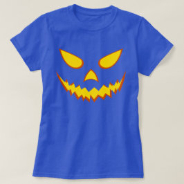 Halloween Grinning Face Kürbislaterne Pumpkin T-Shirt