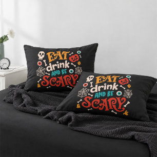Halloween Groovy Grusel-Saison Grafik-T-Shirt Dekokissen