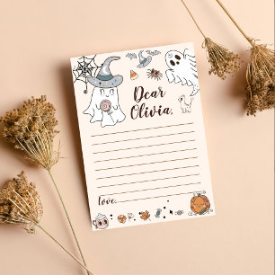 Halloween Groovy Niedlich Ghost Time Kapsel Notiz  Dankeskarte