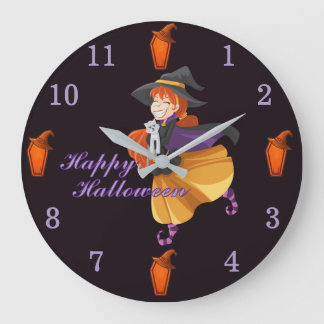 Halloween große wanduhr
