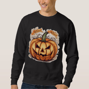 Halloween: Großer Kürbis - Sweatshirt