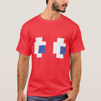 Halloween Group Costume Retro Arcade Game Ghost T-Shirt