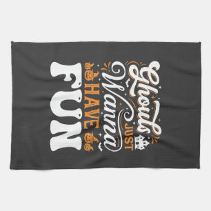 Halloween-Grüfte wollen nur Spaß haben Design_1 Geschirrtuch