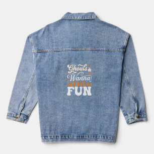 Halloween-Grüfte wollen nur Spaß haben Design_1 Jeansjacke