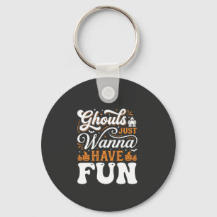 Halloween-Grüfte wollen nur Spaß haben Design_1 Schlüsselanhänger