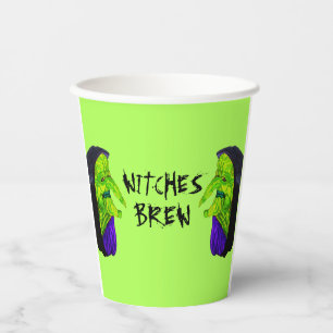 HALLOWEEN GRÜNE HEXENBRÜHE PAPERBECHER PAPPBECHER