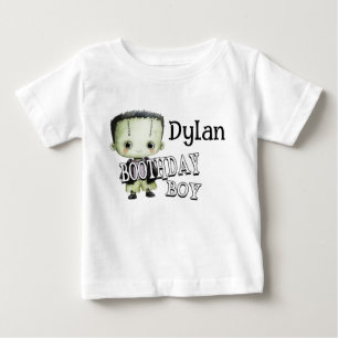 Halloween Grüner Frankenstein Geburtstags-Shirt Baby T-shirt