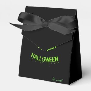 Halloween-Grünes-Monster-Augen-Geschenktüte Grusel Geschenkschachtel
