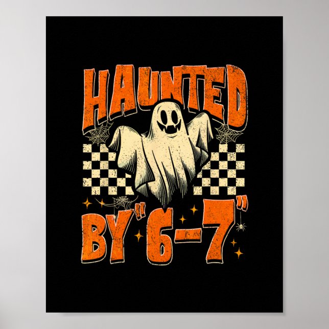Halloween Grusel 67 Six Seven Meme 1 (10)  Poster (Vorne)