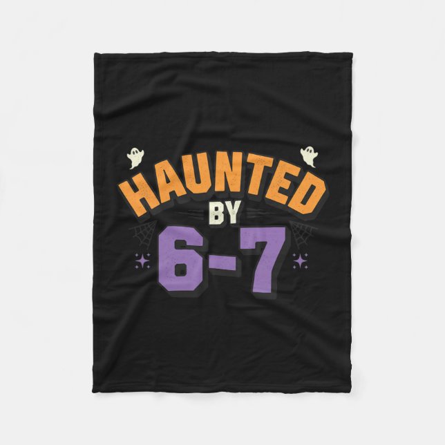 Halloween Grusel 67 Six Seven Meme 1 (15)  Fleecedecke (Vorderseite)