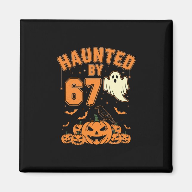 Halloween Grusel 67 Six Seven Meme 1 (21)  Magnet (Vorne)