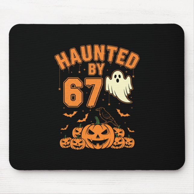 Halloween Grusel 67 Six Seven Meme 1 (21)  Mousepad (Vorne)
