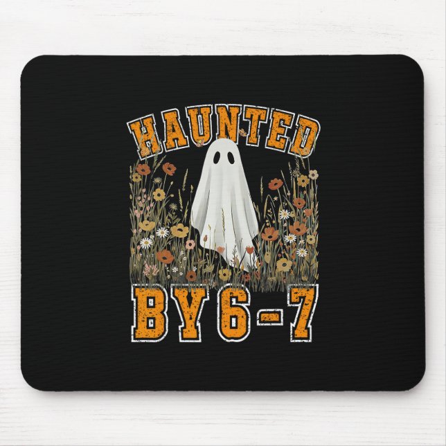 Halloween Grusel 67 Six Seven Meme 1 (26)  Mousepad (Vorne)