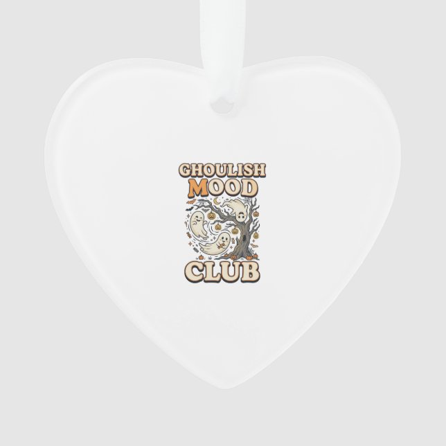 Halloween-Grusel-Club Ornament (Vorderseite)