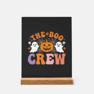 Halloween Grusel-Crew Geist-Kürbis-Design_1 Acrylschild