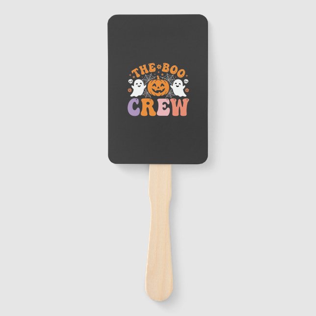 Halloween Grusel-Crew Geist-Kürbis-Design_1 Fächer (Vorderseite)