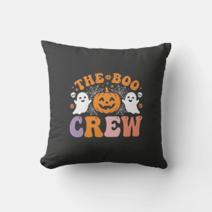Halloween Grusel-Crew Geist-Kürbis-Design_1 Kissen