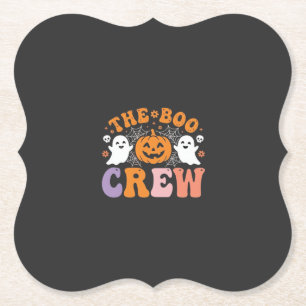 Halloween Grusel-Crew Geist-Kürbis-Design_1 Untersetzer