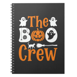 Halloween Grusel-Crew Geist Kürbis Katzen Design Notizblock