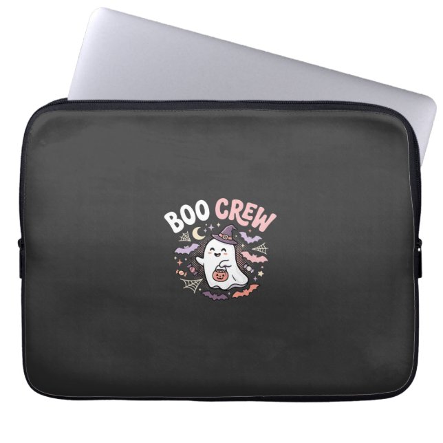 Halloween Grusel Crew Geist Laptopschutzhülle (Vorderseite)