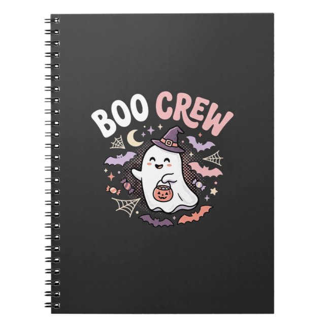 Halloween Grusel Crew Geist Notizblock (Vorderseite)