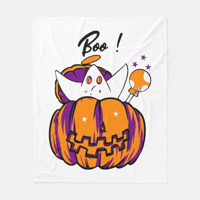 Halloween Grusel                         Fleecedecke (Vorderseite)