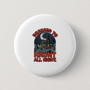 Halloween Grusel-Friedhof-Kostenüm Nacht Button