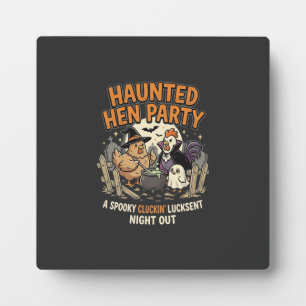 Halloween Grusel-Henne-Party Fotoplatte