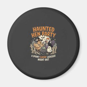 Halloween Grusel-Henne-Party Magnet