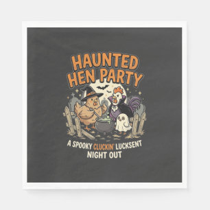Halloween Grusel-Henne-Party Serviette