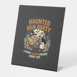 Halloween Grusel-Henne-Party Sockelschild