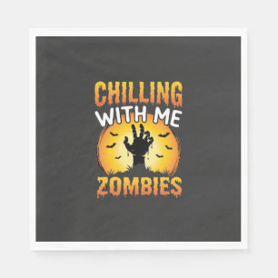 Halloween Grusel Mit Mir Zombies Grafik Serviette