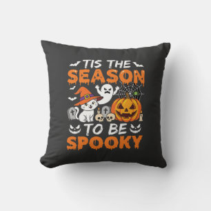 Halloween Grusel-Saison Katze Geist Kürbis Kissen
