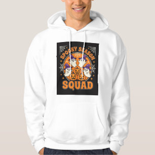 Halloween Grusel-Saison-Squad-Geister-Kürbis-Desig Hoodie
