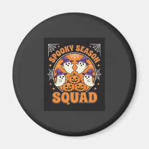 Halloween Grusel-Saison-Team Geist-Kürbis-Design Magnet