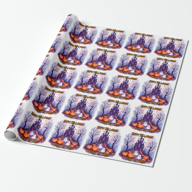 Halloween Gruselig Süße Populäre Kollektion Geschenkpapier (Ungerollt)