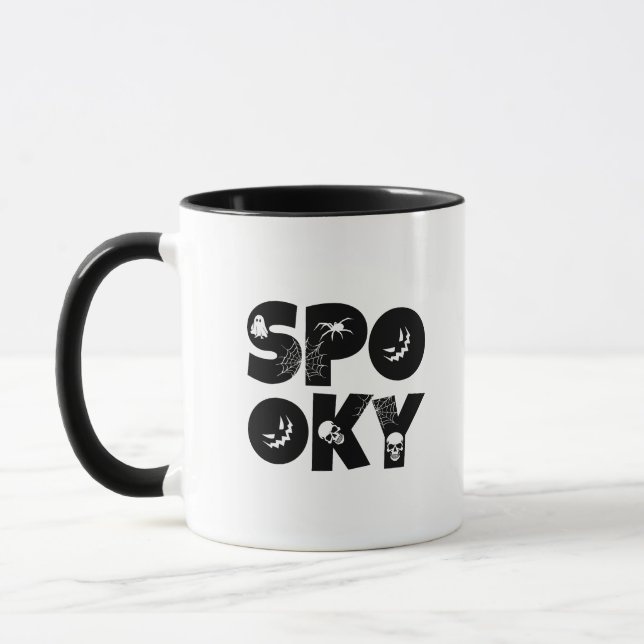 Halloween gruselig tasse (Links)