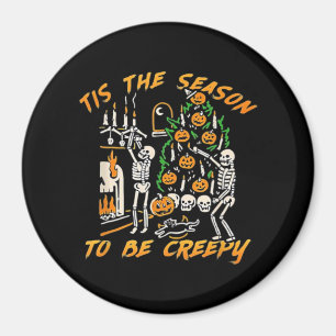 Halloween Gruselige Jahreszeit Die Jahreszeit, um Magnet