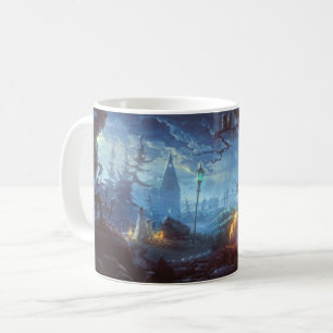 Halloween Gruselige Nacht Jack-O-Lantern verlassen Tasse