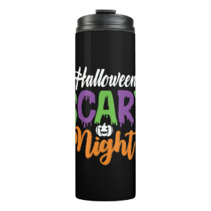 Halloween GRUSELIGE Nacht Thermosbecher