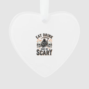 Halloween Gruseliger Essen Trinken Und Sei Gruseli Ornament