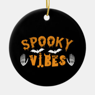 Halloween Gruseliger Geburtstag Keramik Ornament