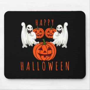 Halloween gruseliger Geist Kürbis Mousepad