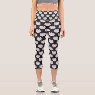 Halloween, Gruseliger Geist, Süßes oder Saures, Bu Capri Leggings